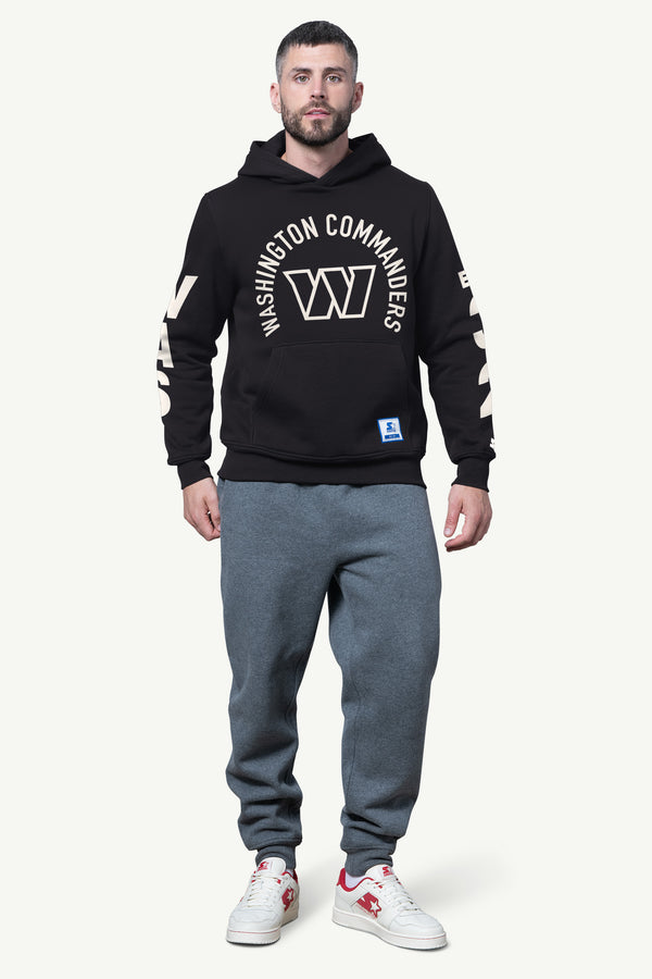 Starter MENS WASHINGTON COMMANDERS HANDOFF FLEECE HOODIE