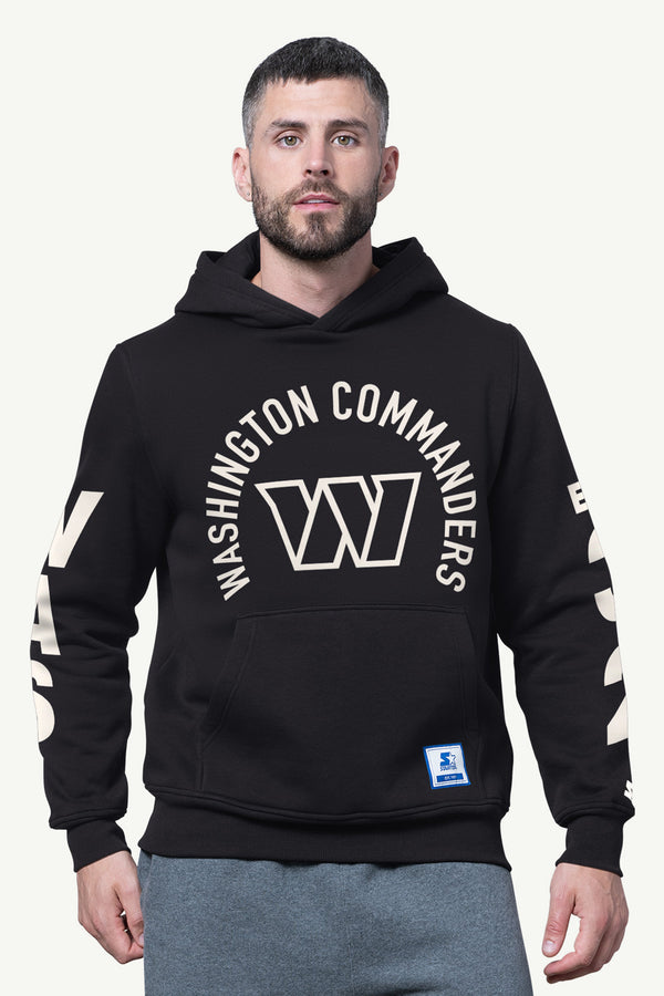 starter MENS WASHINGTON COMMANDERS HANDOFF FLEECE HOODIE