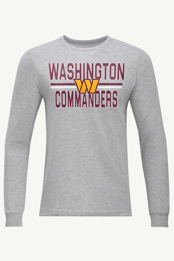 starter MENS WASHINGTON COMMANDERS MESH LOOK LONG SLEEVE T SHIRT