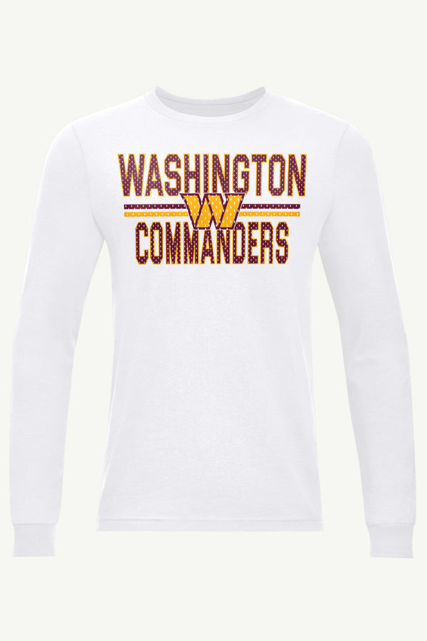 starter MENS WASHINGTON COMMANDERS MESH LOOK LONG SLEEVE T SHIRT