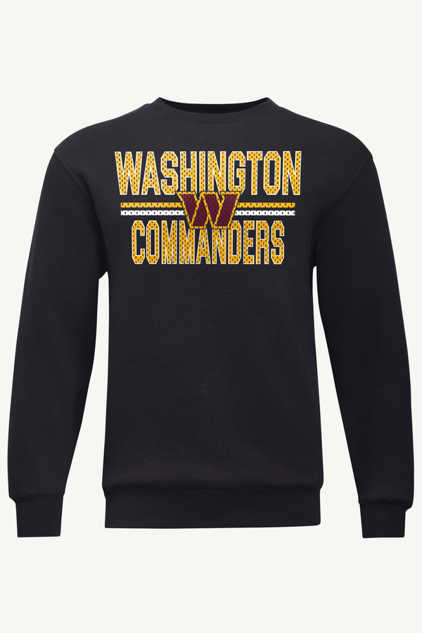 starter MENS WASHINGTON COMMANDERS MESH LOOK SWEATSHIRT