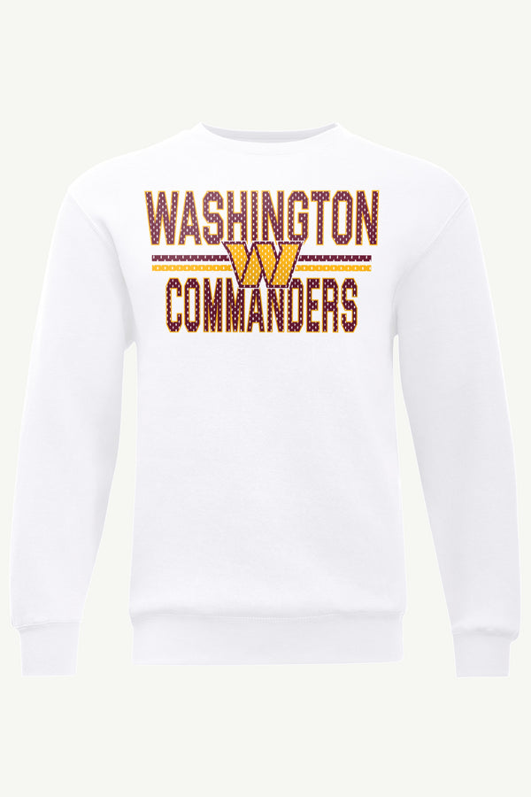 starter MENS WASHINGTON COMMANDERS MESH LOOK SWEATSHIRT