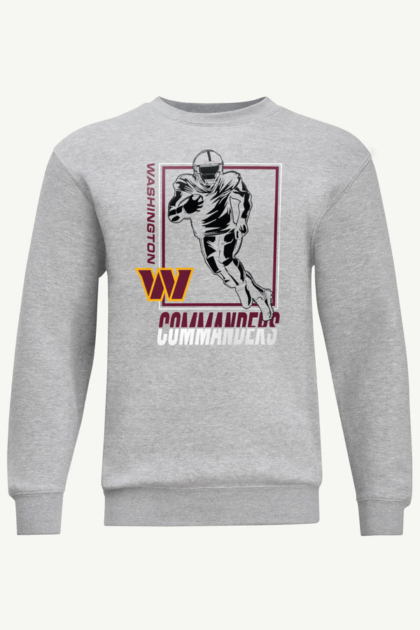 starter MENS WASHINGTON COMMANDERS PLAYER GRID SWEATSHIRT