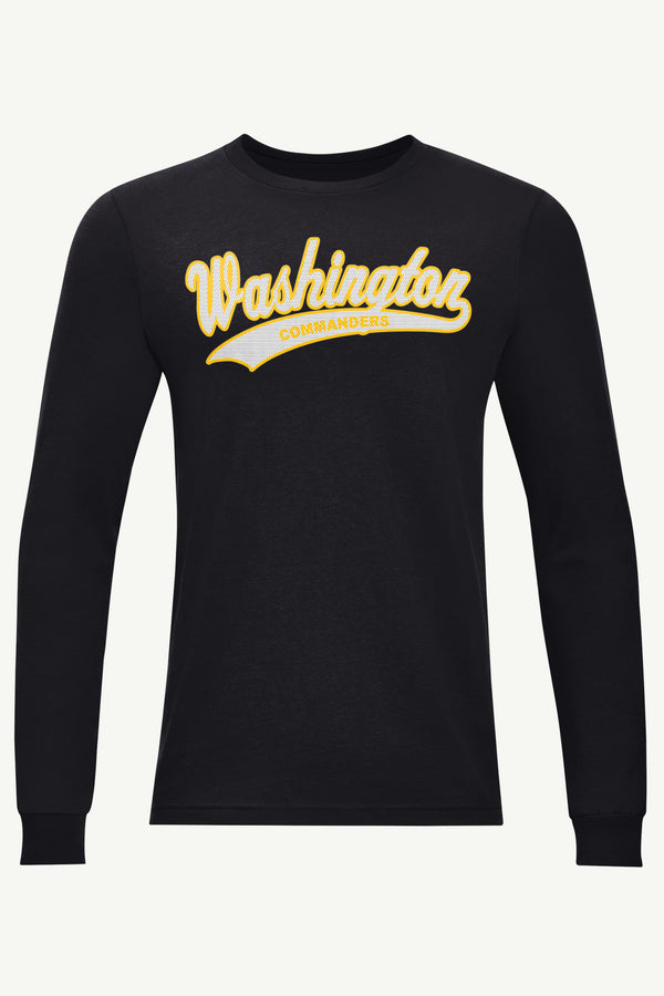 starter MENS WASHINGTON COMMANDERS TAILSWEEP LONG SLEEVE T SHIRT