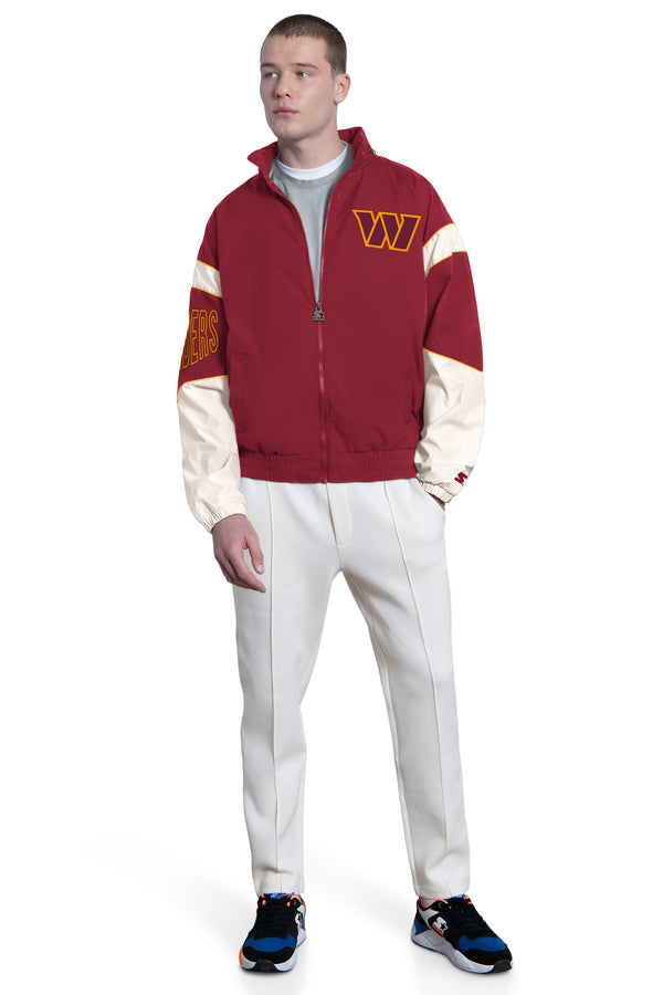 Starter MENS WASHINGTON COMMANDERS THE GUST FULL ZIP JACKET