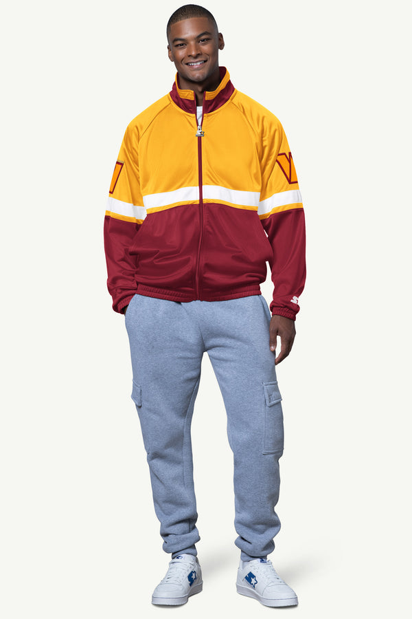 Starter MENS WASHINGTON COMMANDERS VETERAN TRACK JACKET