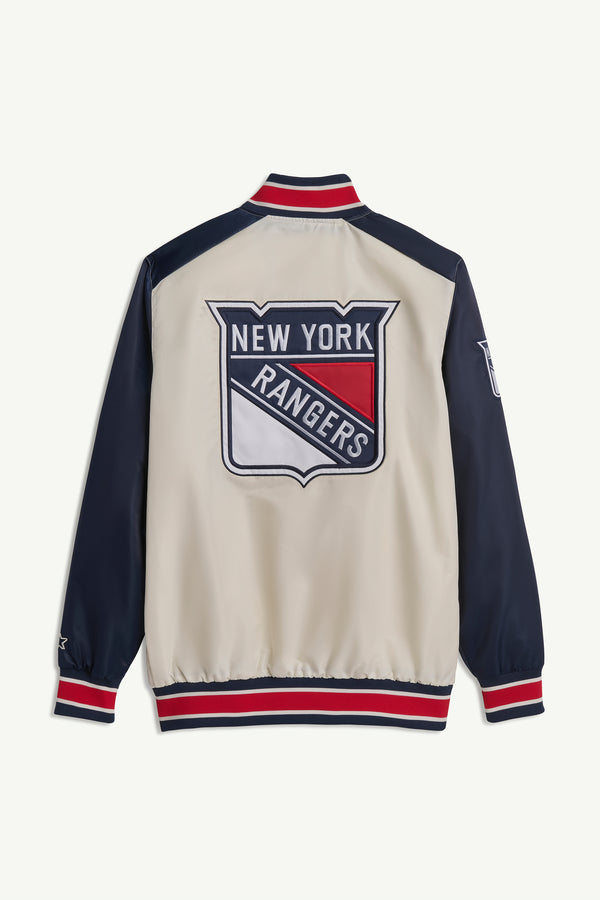 Starter NEW YORK RANGERS THE RENEGADE VARSITY JACKET