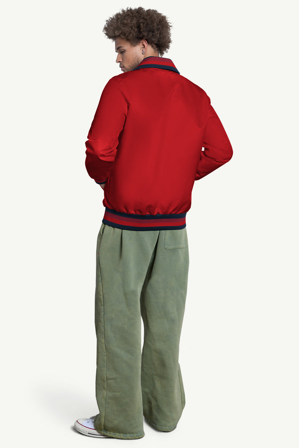 Starter MENS ANAHEIM ANGELS CAPTAIN VARSITY JACKET