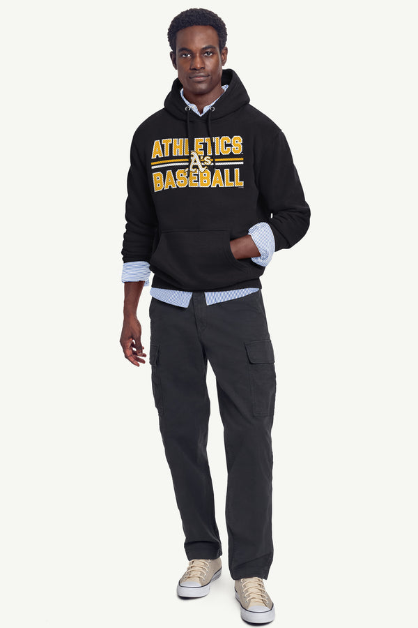 Starter MENS ATHLETICS MESH LOOK HOODIE