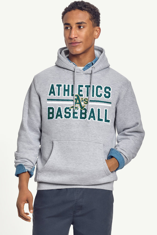 Starter MENS ATHLETICS MESH LOOK HOODIE