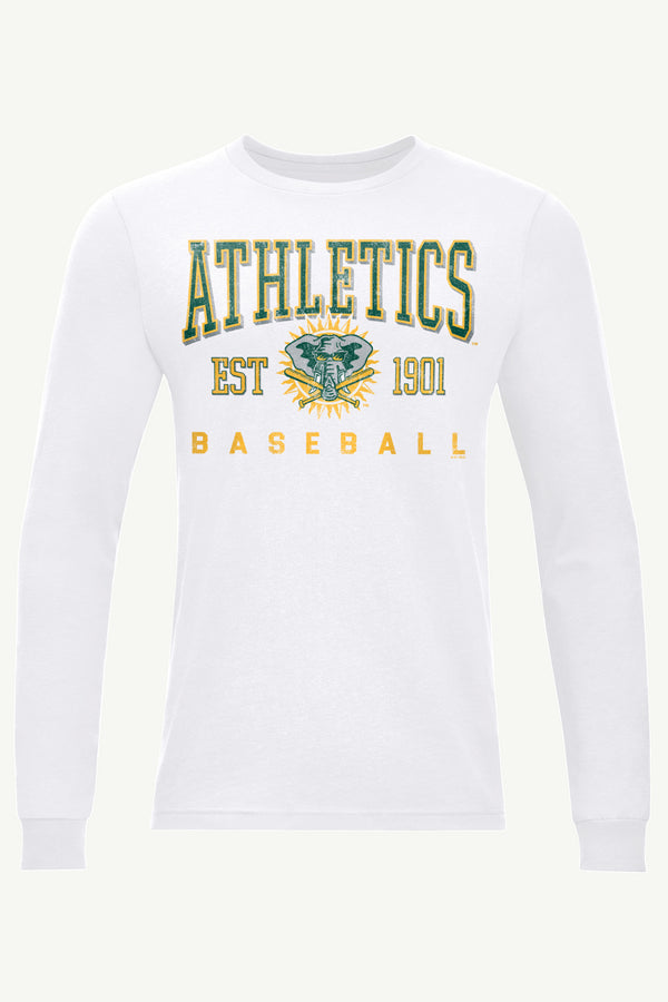 starter MENS ATHLETICS RETRO LONG SLEEVE T SHIRT