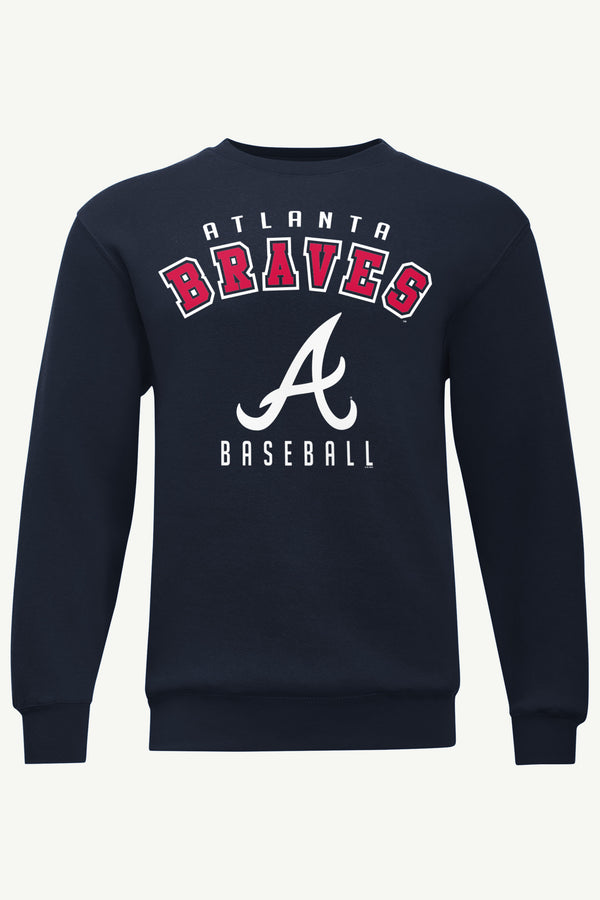 starter MENS ATLANTA BRAVES GRAPHIC SWEATSHIRT