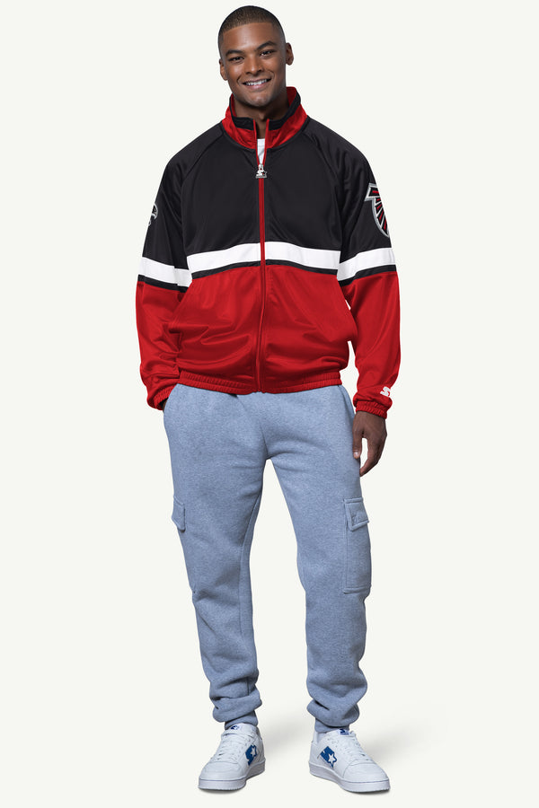 Starter MENS ATLANTA FALCONS VETERAN TRACK JACKET