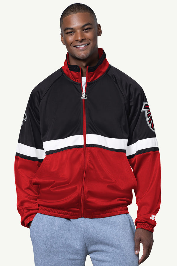 starter MENS ATLANTA FALCONS VETERAN TRACK JACKET