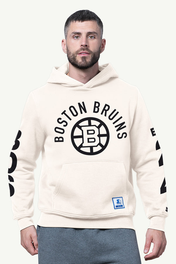 starter MENS BOSTON BRUINS HANDOFF FLEECE HOODIE