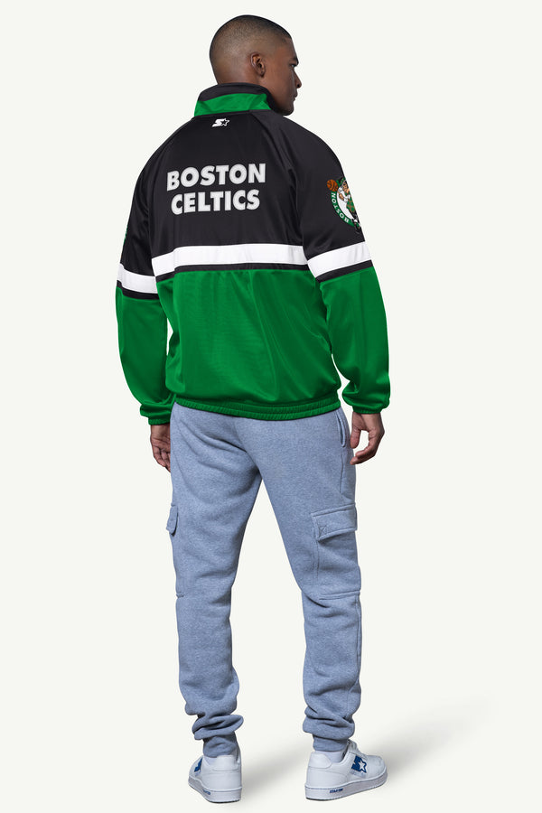 Starter MENS BOSTON CELTICS VETERAN TRACK JACKET