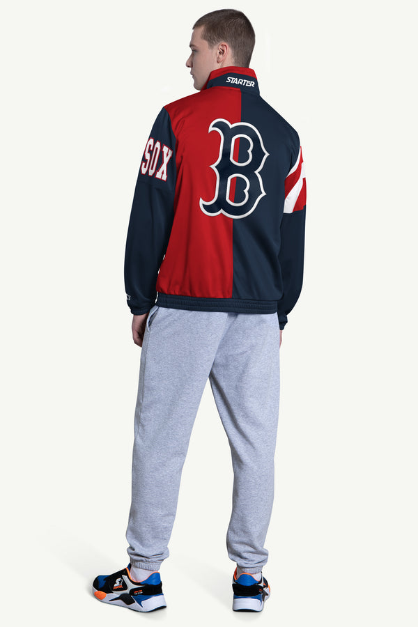 Starter MENS BOSTON RED SOX HERITAGE TRACK JACKET
