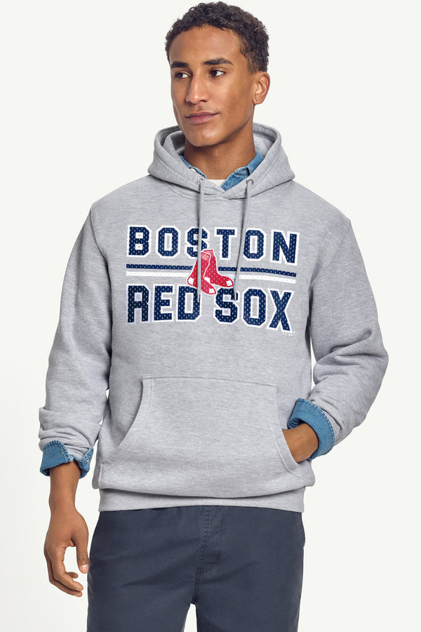 Starter MENS BOSTON RED SOX MESH LOOK HOODIE