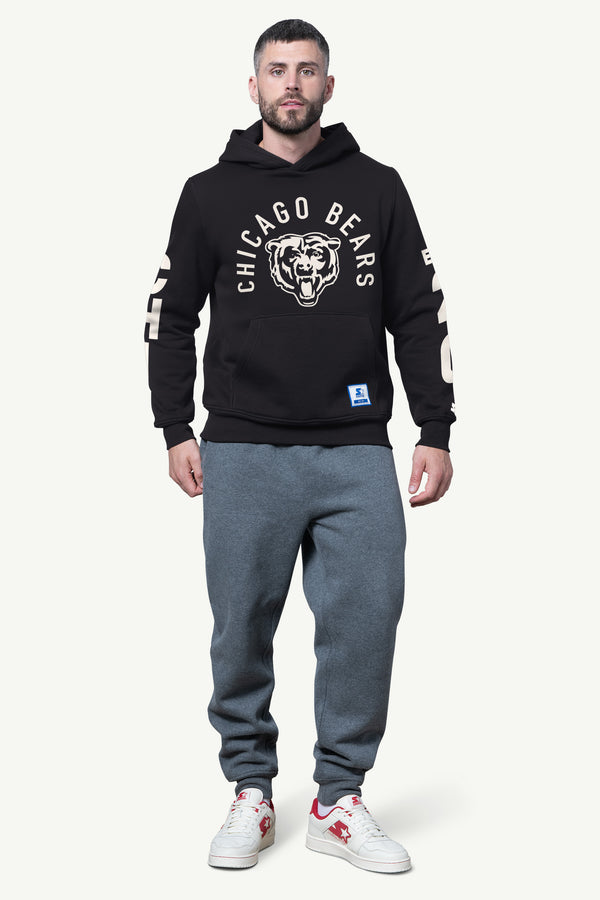 Starter MENS CHICAGO BEARS HANDOFF FLEECE HOODIE