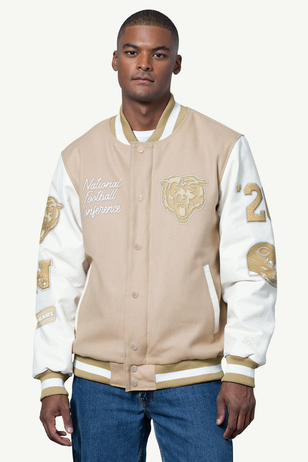 starter MENS CHICAGO BEARS VARSITY JACKET