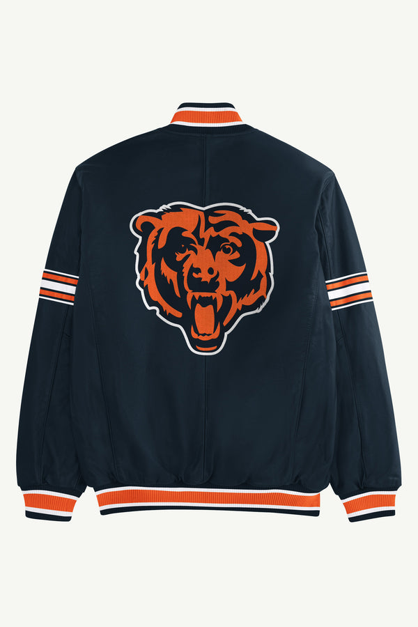 Starter MENS CHICAGO BEARS VARSITY LEATHER JACKET