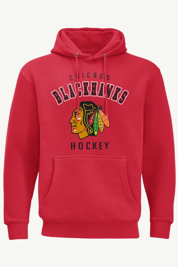 starter MENS CHICAGO BLACKHAWKS GRAPHIC HOODIE