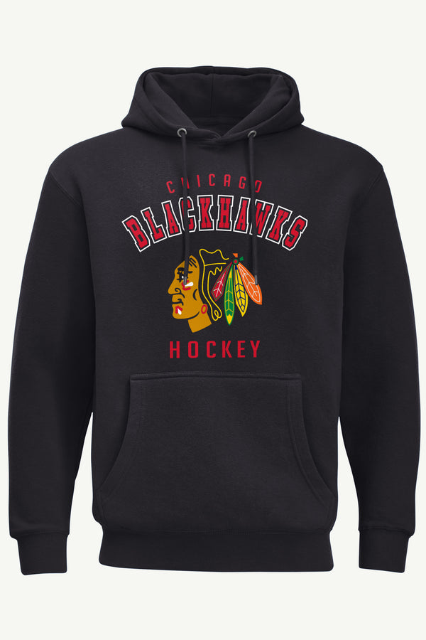 starter MENS CHICAGO BLACKHAWKS GRAPHIC HOODIE