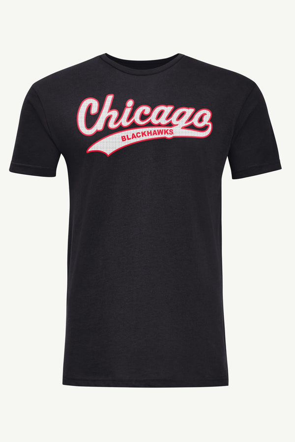 starter MENS CHICAGO BLACKHAWKS TAILSWEEP T SHIRT