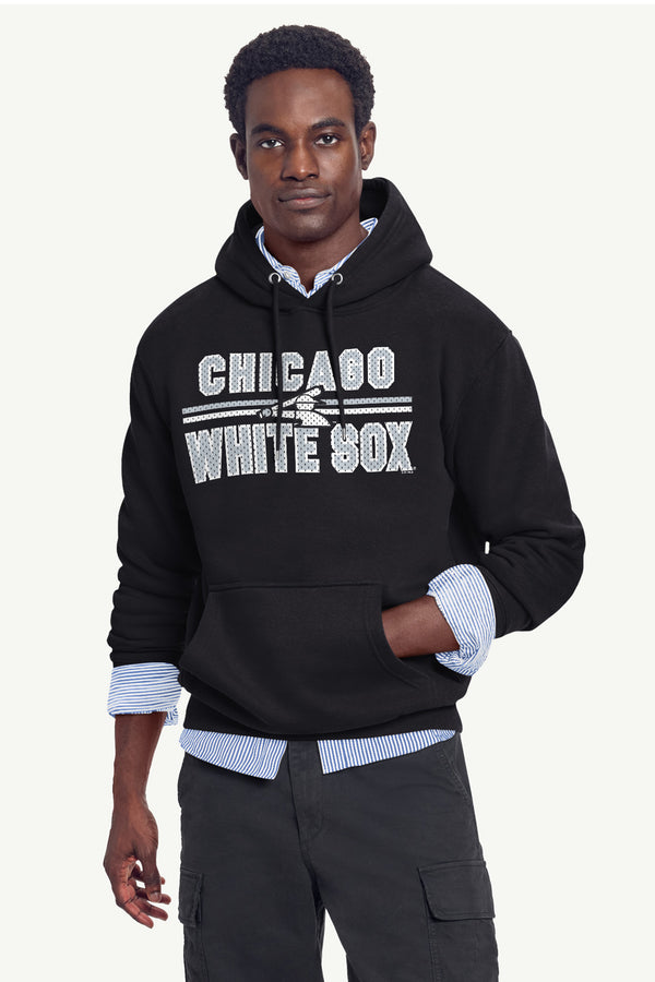 Starter MENS CHICAGO WHITE SOX MESH LOOK HOODIE