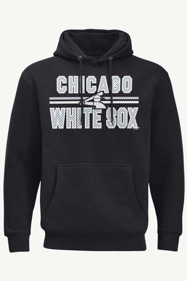 starter MENS CHICAGO WHITE SOX MESH LOOK HOODIE