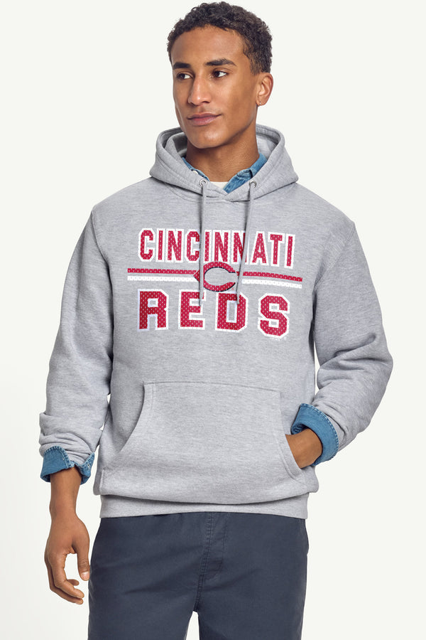 Starter MENS CINCINNATI REDS MESH LOOK HOODIE