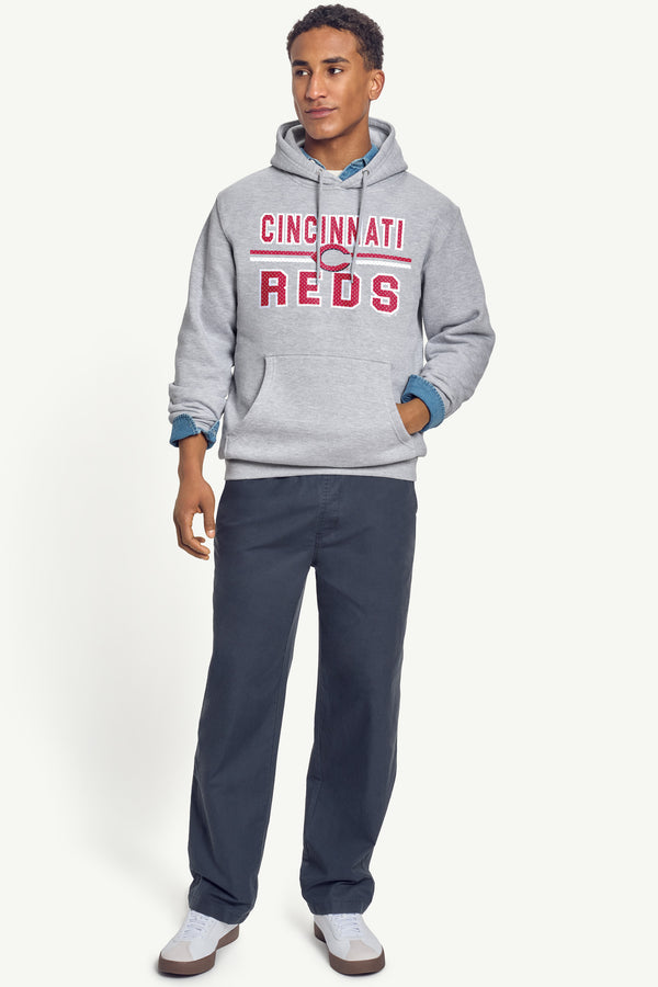 Starter MENS CINCINNATI REDS MESH LOOK HOODIE