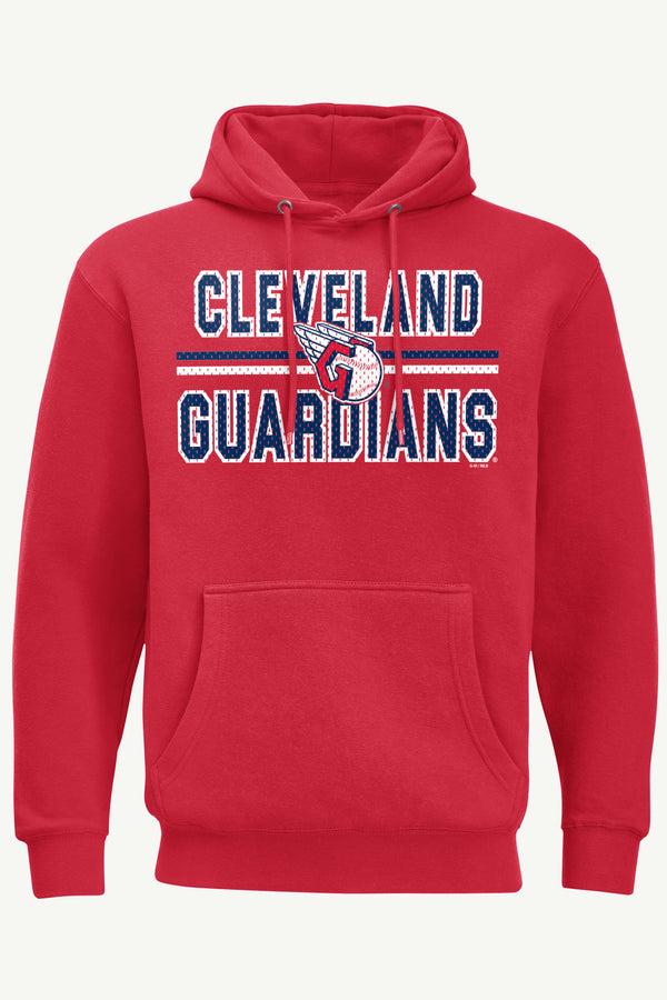 starter MENS CLEVELAND GUARDIANS MESH LOOK HOODIE