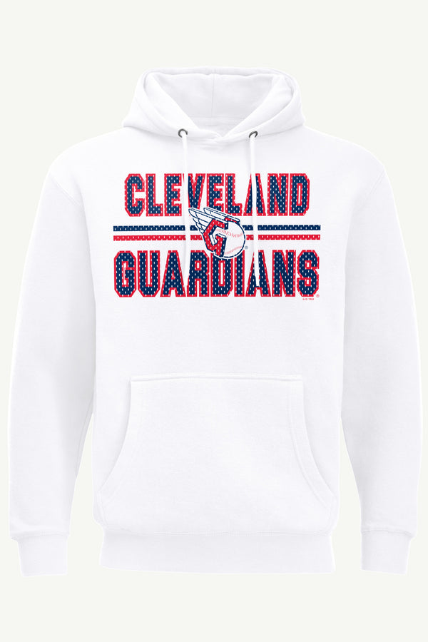 starter MENS CLEVELAND GUARDIANS MESH LOOK HOODIE