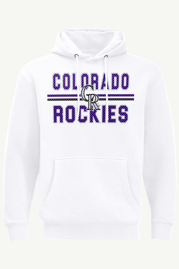 starter MENS COLORADO ROCKIES MESH LOOK HOODIE