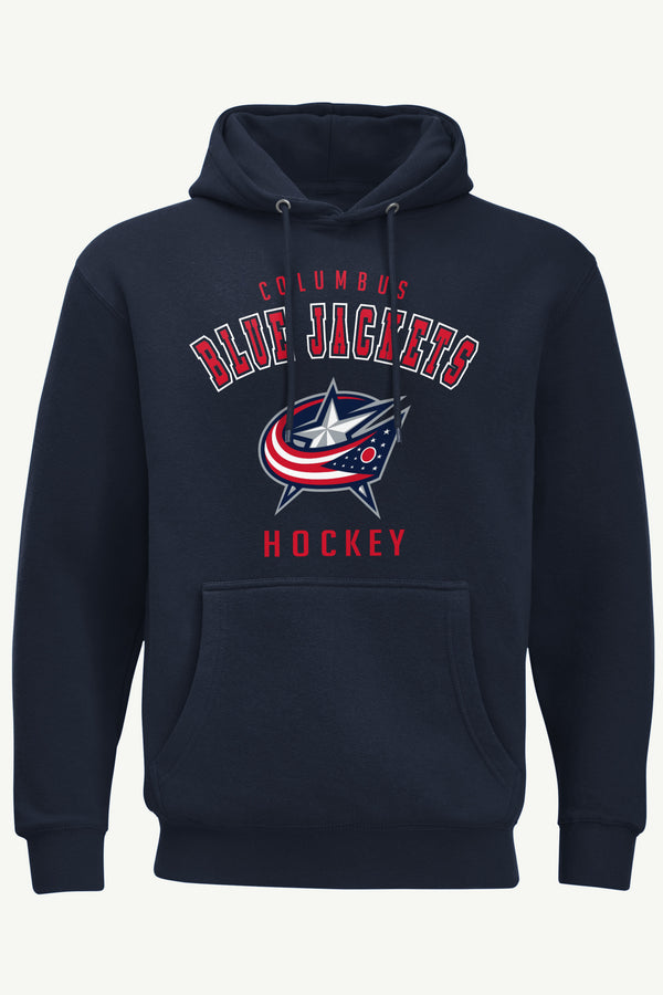 starter MENS COLUMBUS BLUE JACKETS GRAPHIC HOODIE