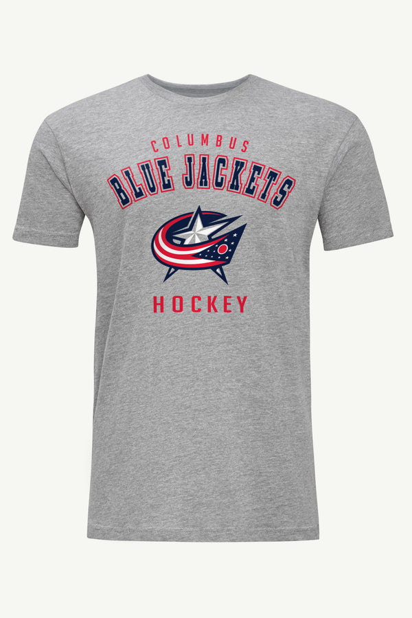 starter MENS COLUMBUS BLUE JACKETS GRAPHIC T SHIRT