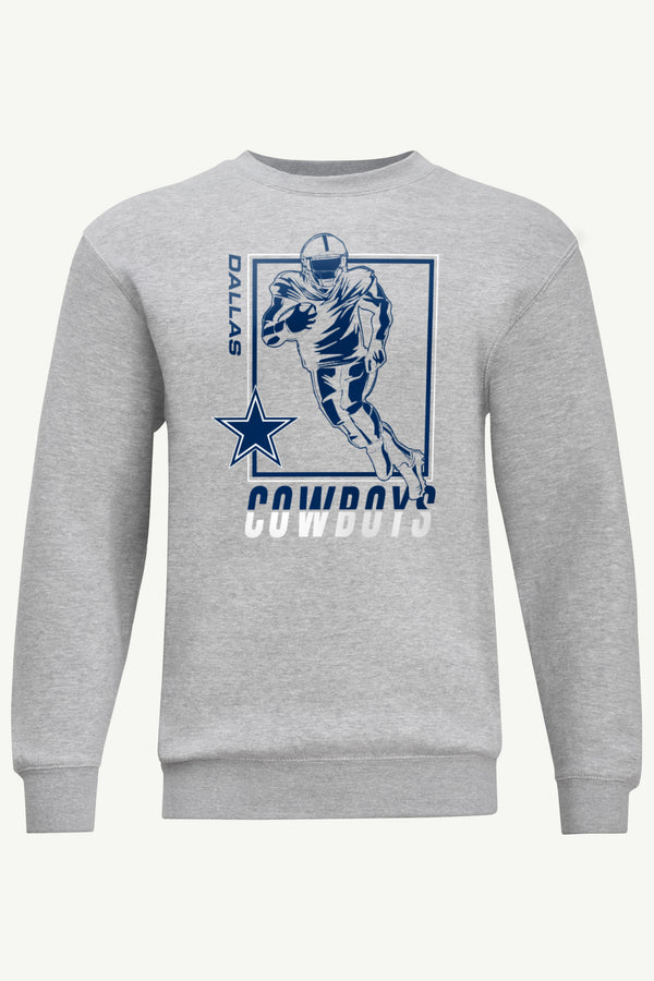 starter MENS DALLAS COWBOYS PLAYER GRID SWEATSHIRT