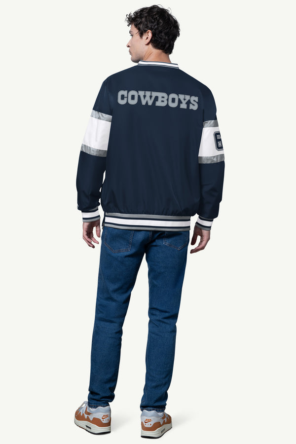 Starter MENS DALLAS COWBOYS SIGNAL COLLAR PULLOVER
