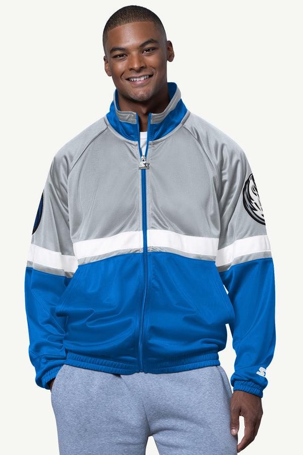 starter MENS DALLAS MAVERICKS VETERAN TRACK JACKET