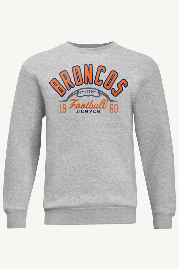 starter MENS DENVER BRONCOS HALF BALL SWEATSHIRT