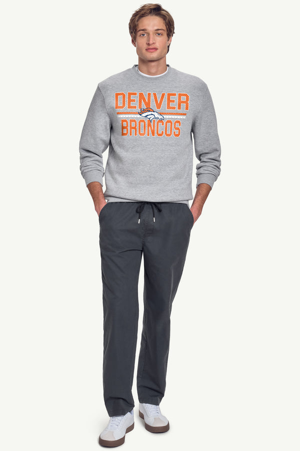 Starter MENS DENVER BRONCOS MESH LOOK SWEATSHIRT