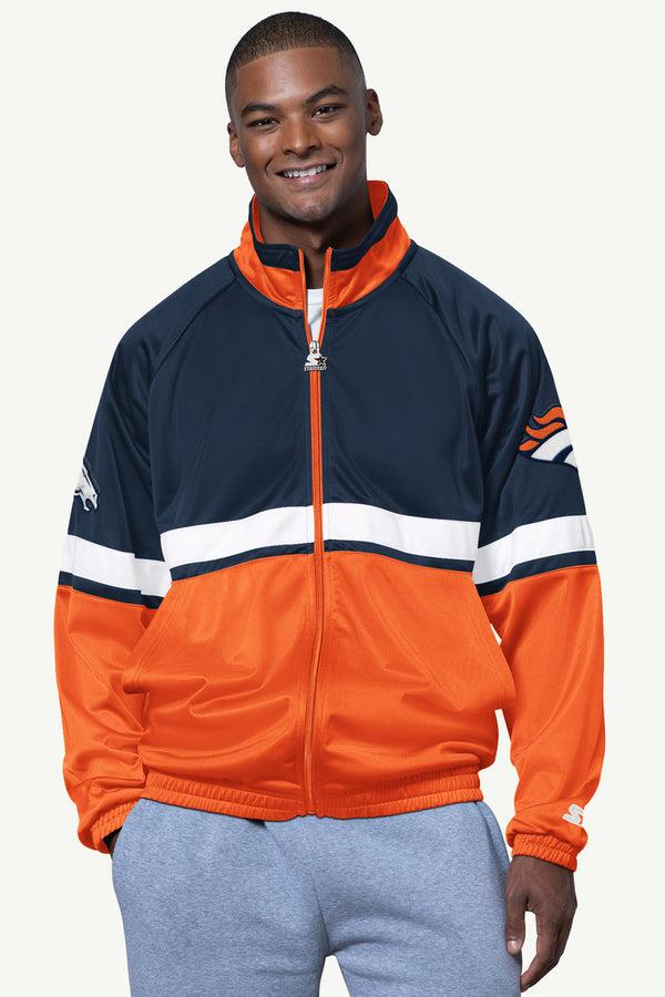 starter MENS DENVER BRONCOS VETERAN TRACK JACKET