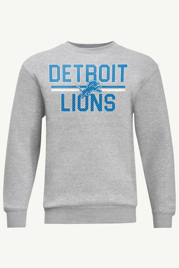 starter MENS DETROIT LIONS MESH LOOK SWEATSHIRT