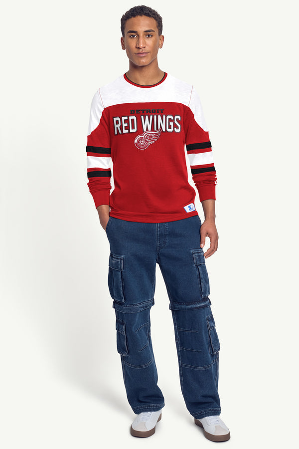 Starter MENS DETROIT RED WINGS LONG SLEEVE