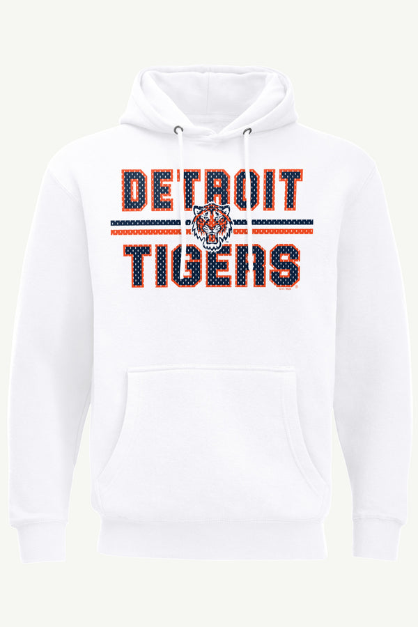 starter MENS DETROIT TIGERS MESH LOOK HOODIE
