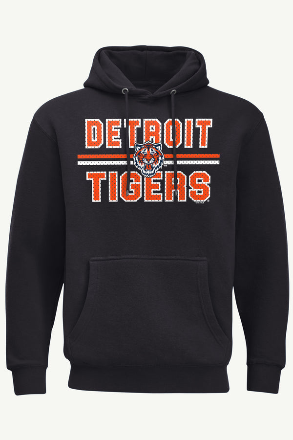 starter MENS DETROIT TIGERS MESH LOOK HOODIE