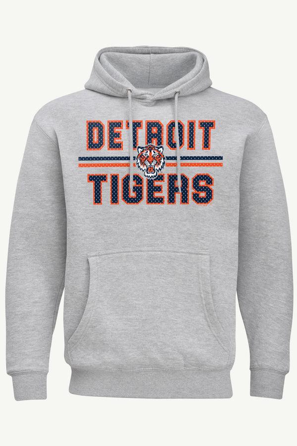 starter MENS DETROIT TIGERS MESH LOOK HOODIE