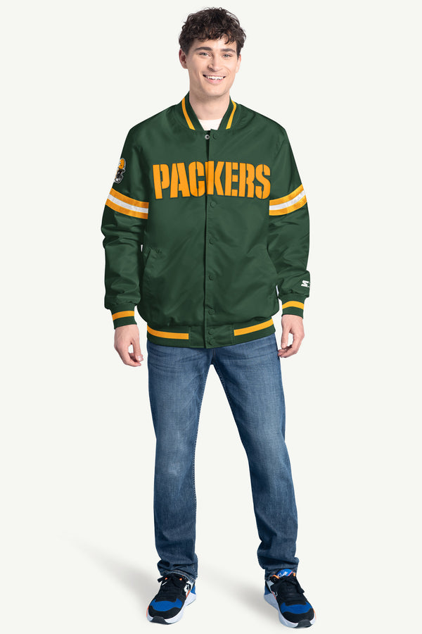 Starter MENS GREEN BAY PACKERS VARSITY JACKET