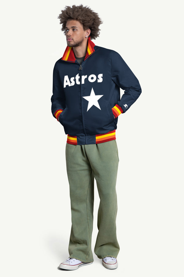 Starter MENS HOUSTON ASTROS CAPTAIN VARSITY JACKET